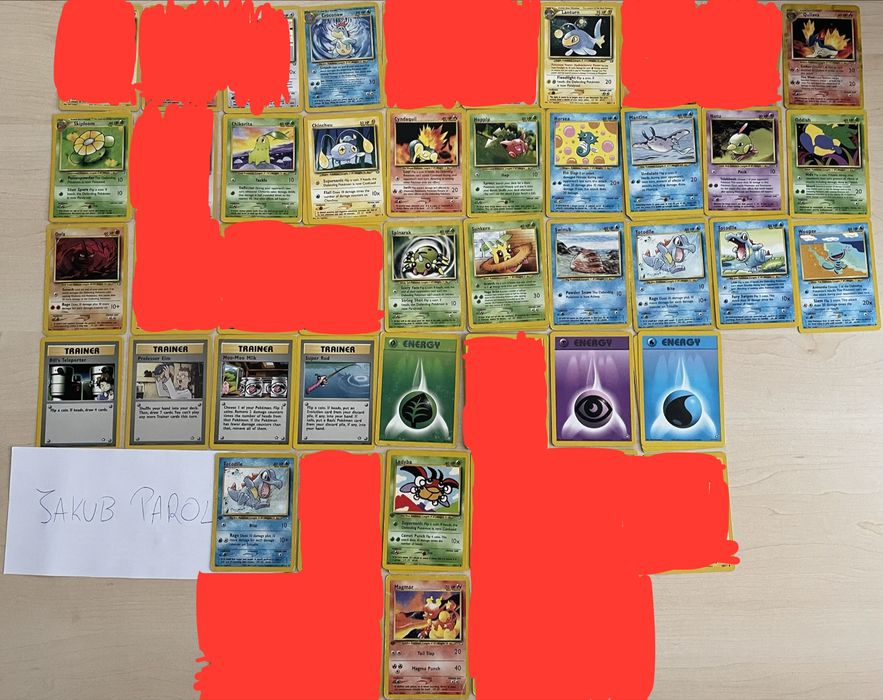 Karty pokemon Neo, EX, Diamond & Pearl, promo