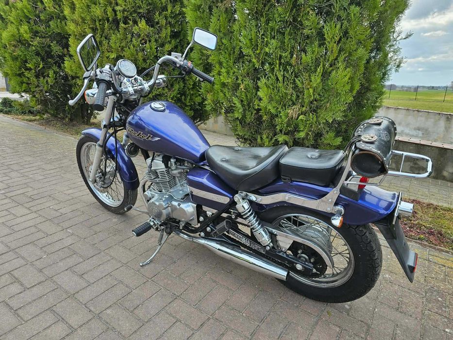 Honda Rebel 125, kat B,A1, 15tys km, Stan Bdb, mega utrzymana do jazdy