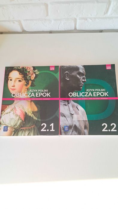 Podręczniki do języka polskiego Oblicza epok 2.1 i 2.2 PPR WSiP