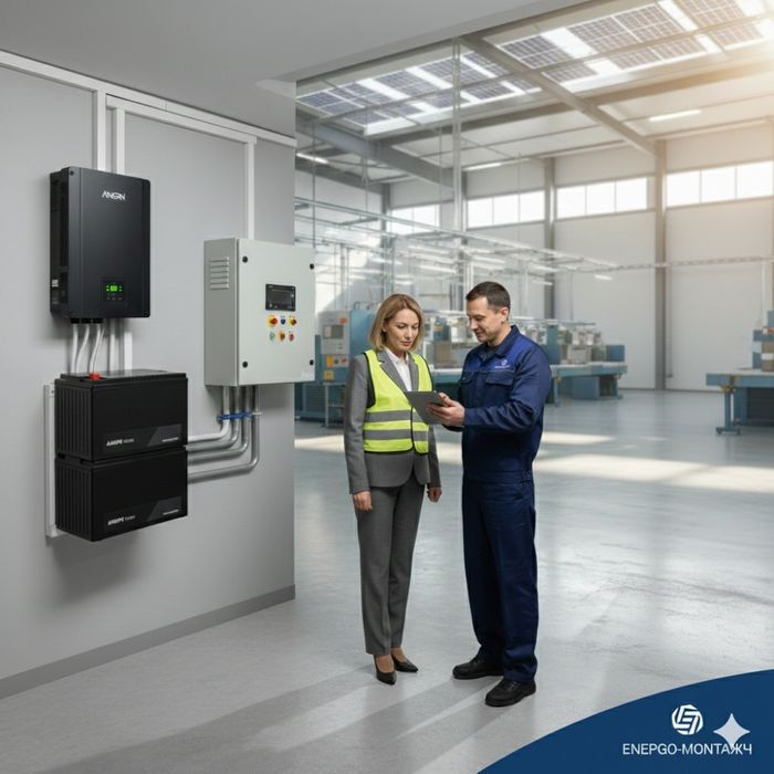 Інвертор Anern 6.2кВт + МОНТАЖ за 1 день. Світло буде завжди!