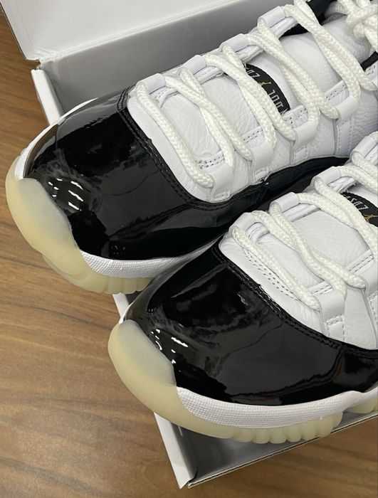 Кросівки Air Jordan 11 Retro Dmp Gratitude White/Black AJ11 чорно-білі