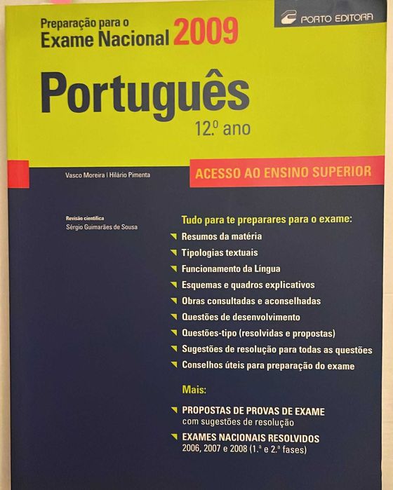 Preparação para o exame nacional Português 12º Ano