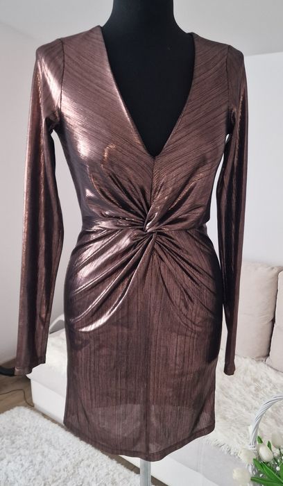 Sukienka  zloty brąz " New Look ".