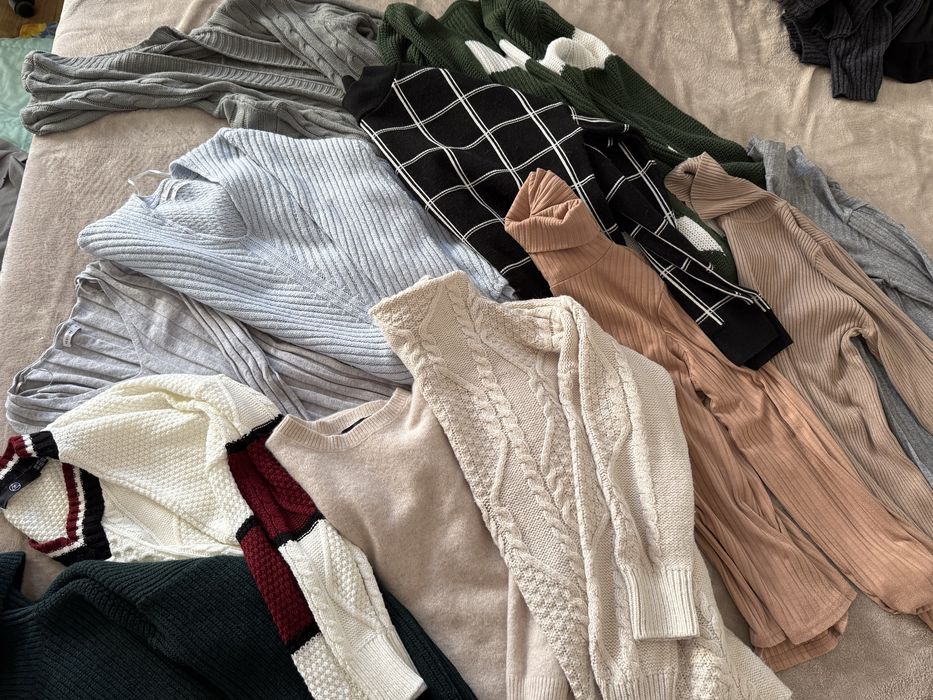 Zestaw swetry ponad 15 sztS M lindex asos primark monkl reserved mango