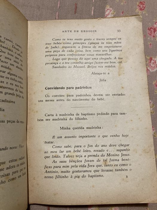 A Arte de Redigir Estela Brandão Anos 30/40