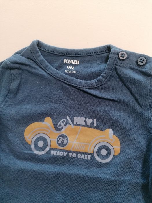 2 Camisolas Estampadas de Bebé Menino