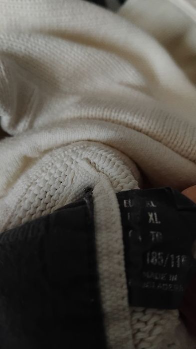 Sweter męski bawełniany z kapturem
