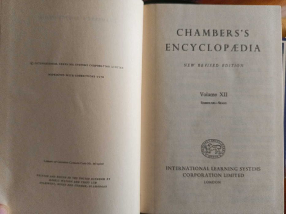 Chambers's Encyclopaedia – Coleção Completa (15 Volumes)
