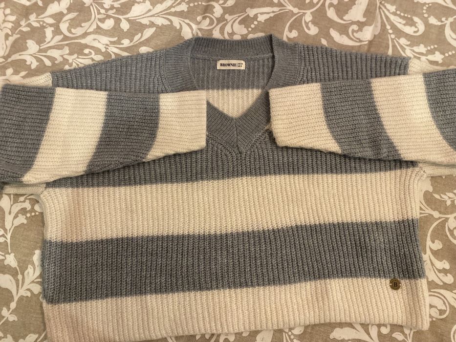 Camisola de lã brownie