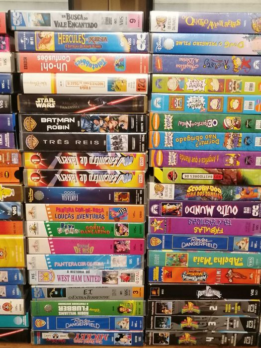 [VHS] Diversas Cassestes Filmes & Desenhos Animados