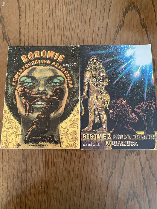 Bogowie z gwiazdozbioru Aquariusa tom 1 i tom 2 komiksy PRL
