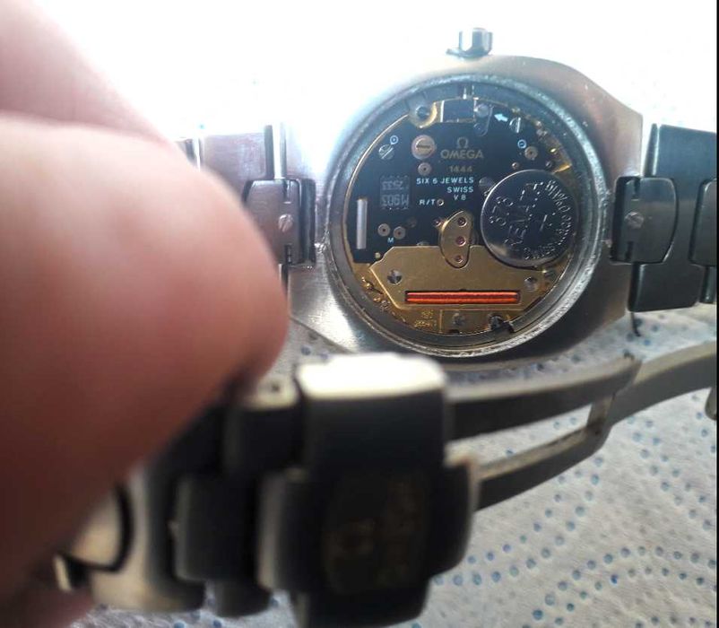 Tytanowo-Złoty 18k Zegarek „Omega Seamaster Polaris” kalendarz, Unisex