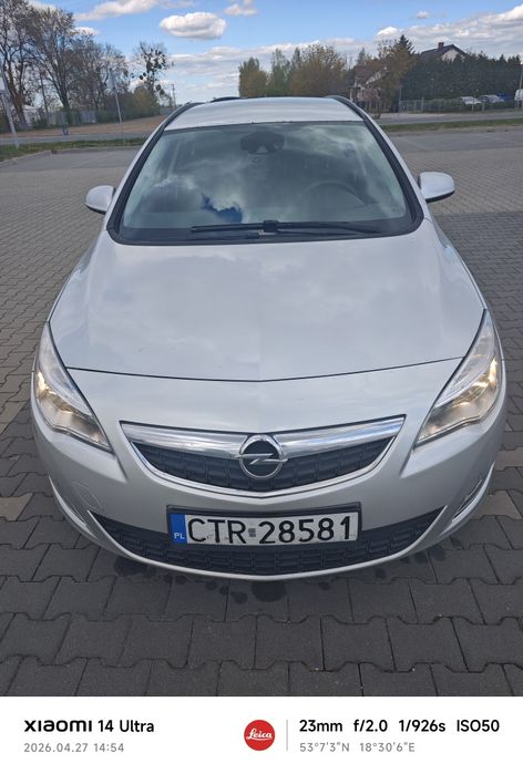 Opel astra j 2012