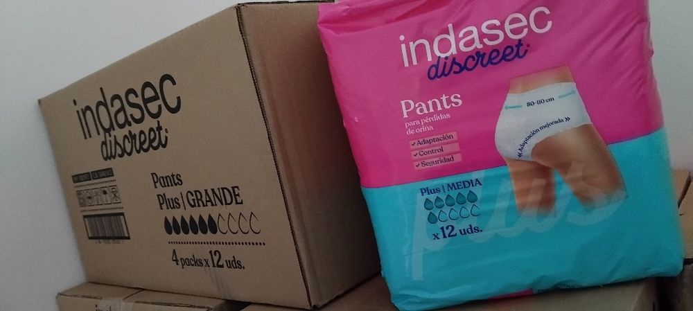 Fraldas adulto caixas com 4 pack