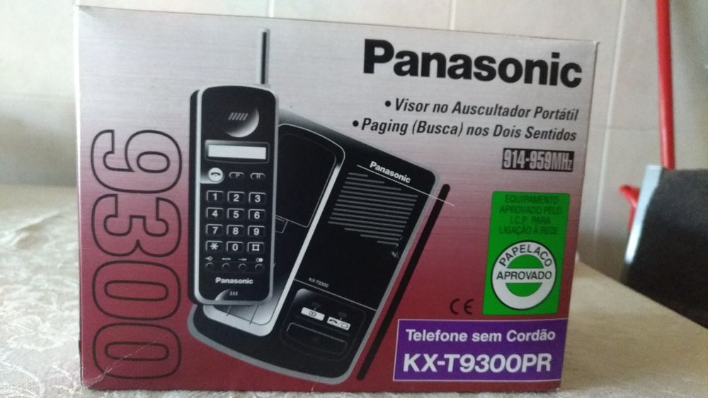 Cordless, portable telephone by Panasonic.64730082689026120