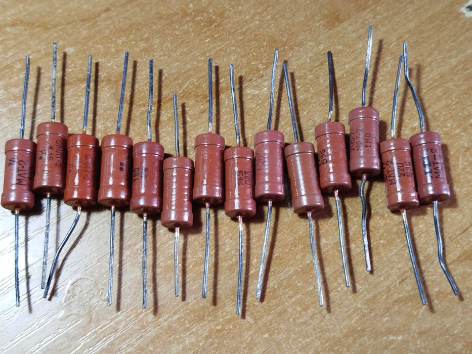 резисторы, конденсаторы ссср