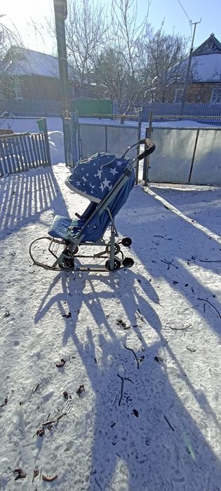 Санки - коляска б/в в гарному стані