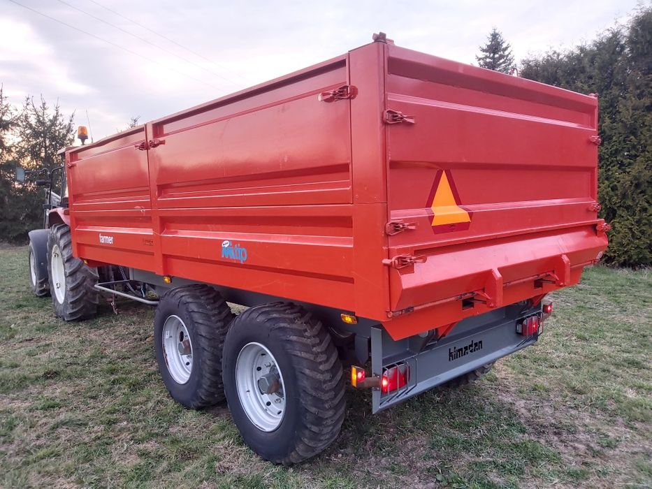 Przyczepa wywrotka tandem Kimadan Farmer 140 Zarejestrowana