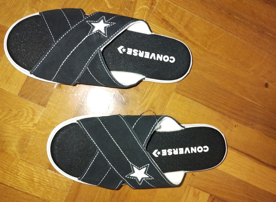 Klapki Converse One Star Sandal Slip Black/White