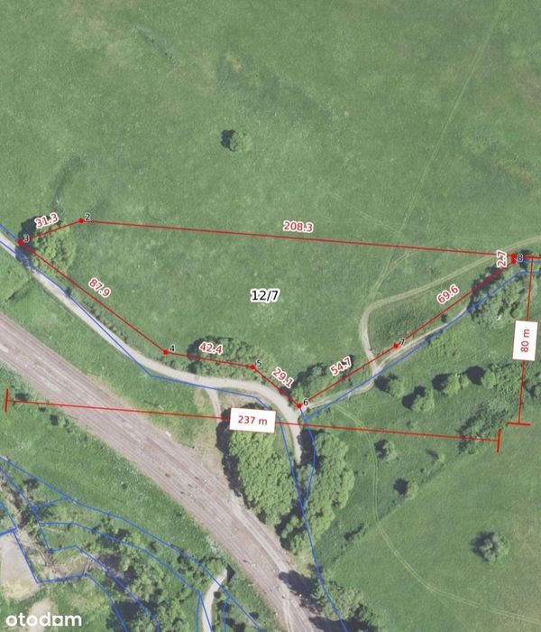 Działka rolna 10 972 m², Bieszczady, gm. Komańcza, Stary Łupków