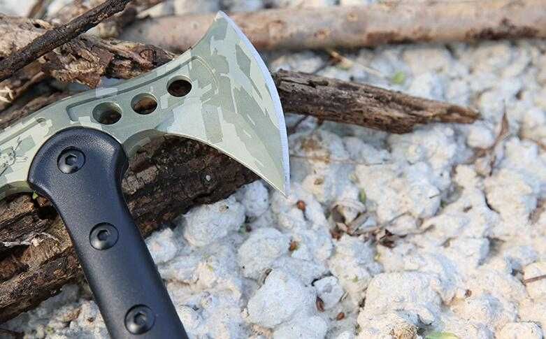 TOPOREK TOPÓR siekiera Tomahawk Survival Nóż Camo 38cm