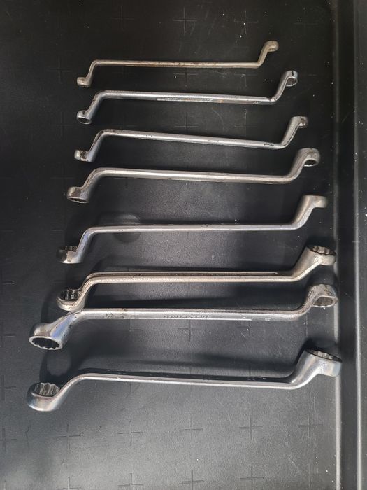 Jogo de chaves de luneta para carro de ferramenta