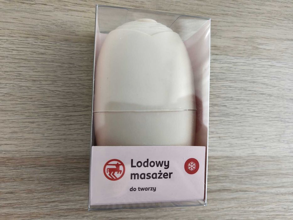 Lodowy masażer do twarzy róż