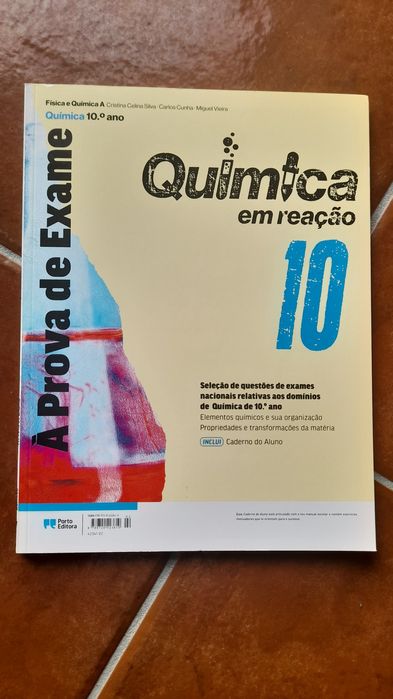 Conjunto de 4 Cadernos de atividades Física e Química 8° e 10°