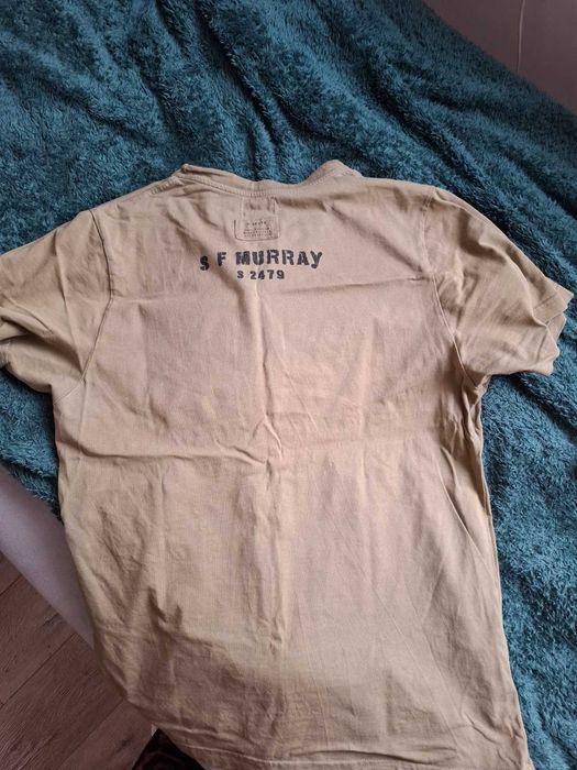 ZARA MAN t-shirt L kolor khaki krótki rękaw oryginalna