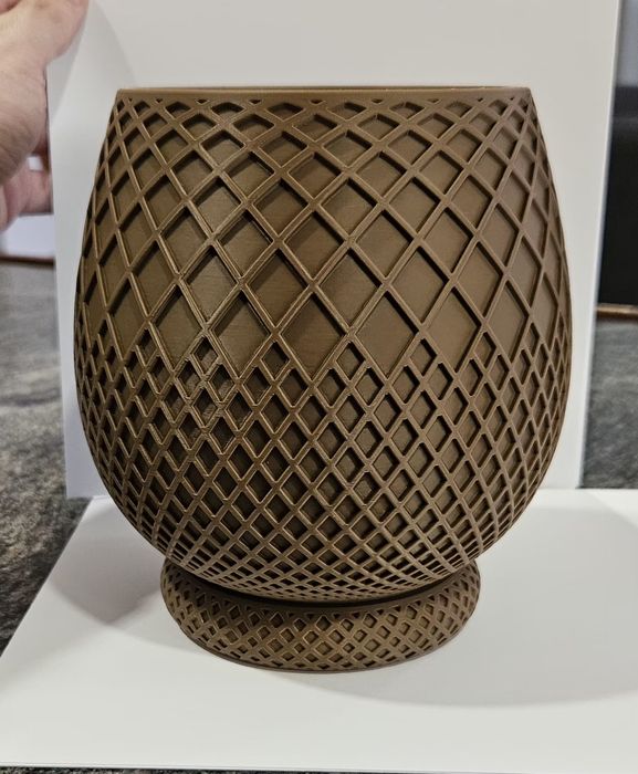 Vaso estilo moderno em PLA