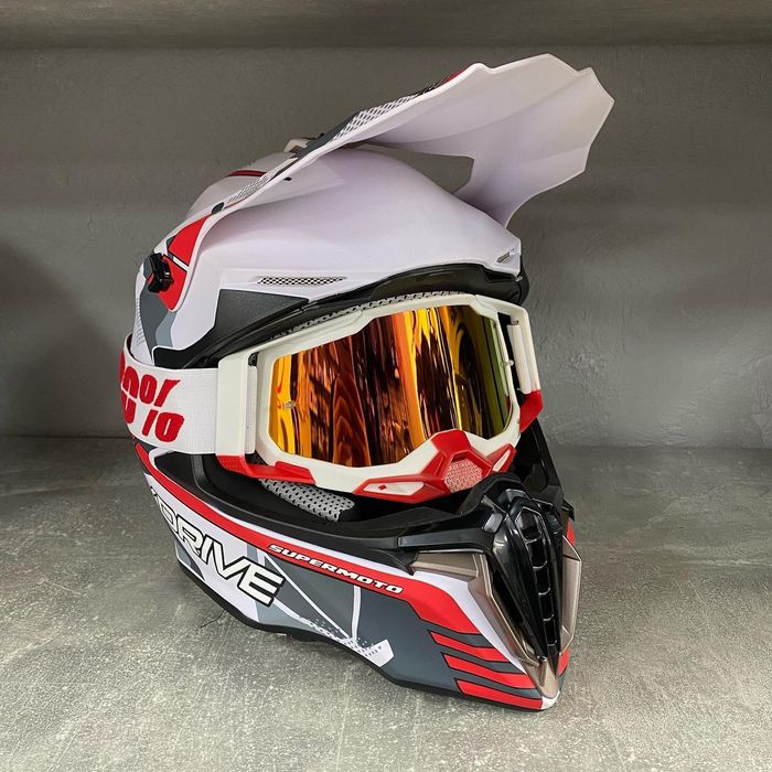 Шлем ендуро, шолом, мотошлем, мотошолом кроссовий на мотоцикл скутер