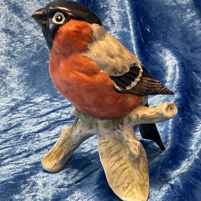 Ave porcelana pintura manual 13 cm