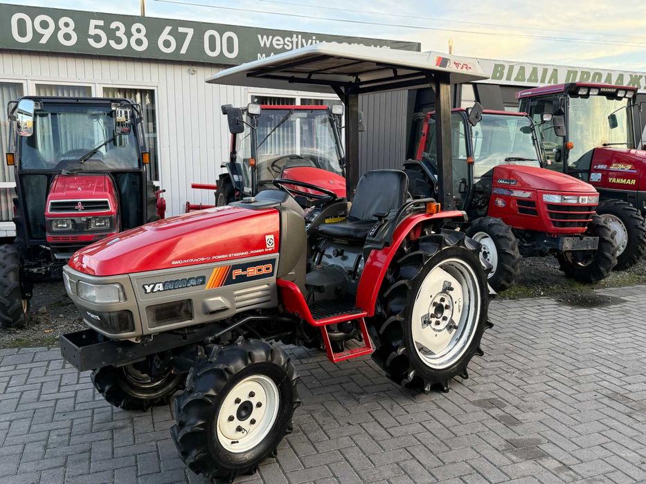 японський трактор/ міні трактор YANMAR F200 + фреза