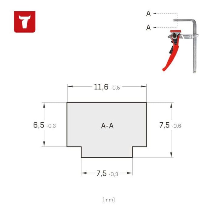 Струбцина Stier SHZ 160/60 быстрозажимная Festool Bessey