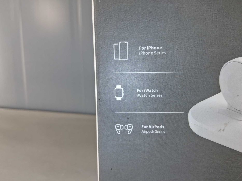N113 Stacja Ładująca 3w1 A32 Qi MagSafe Wireless iPhone Watch
