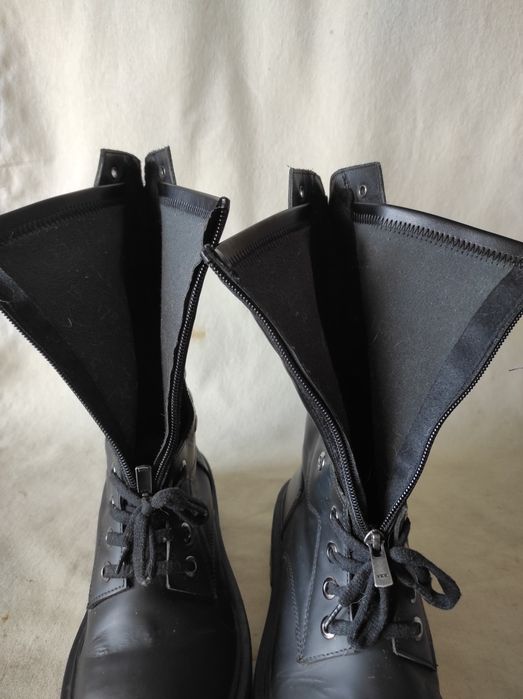 Czarne trapery workery damskie  Sergio Bardi nr 38