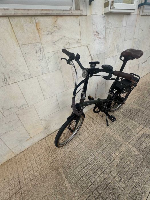 Bicicleta elétrica dobrável Decathlon E-Fold 500 + 3 câmaras novas