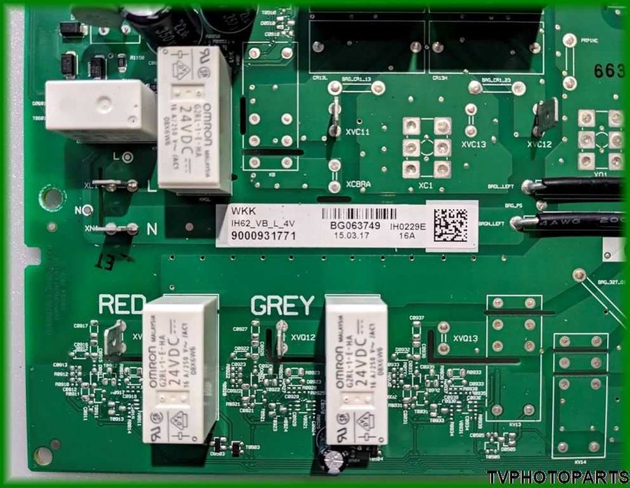 плата IH62_VB_L_4V, 9000931771 індукційної плити BOSCH PXX675DC1E/01