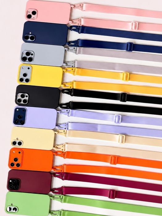 Чохол кросбоді Crossbody для iPhone 16 / 17 Pro Max чехол на айфон 18 про макс з широким шнурком мотузкою