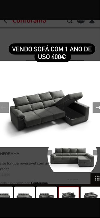 Vendo sofa com apenas 2 anos