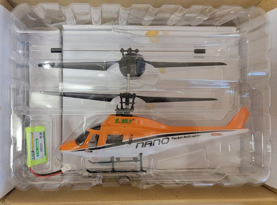 Вертолёт NANO 2.4Ghz RTF MODE2 Canopy (E-SKY, 002843 Orange)