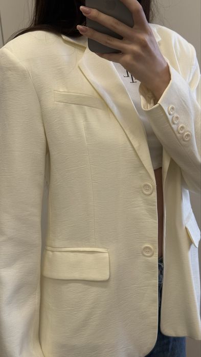 Papaya Молочно-жовтий блейзер, жакет, піджак (Butter Yellow)
