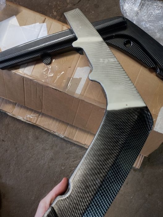 Dyfuzor zderzaka + splittery carbon