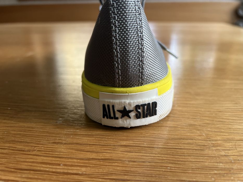 Sapatilhas converse all star custom (cinza e amarelo)