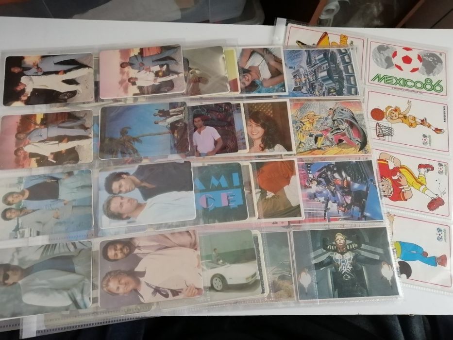 Lote de calendarios (Várias colecções completas e incompletas)