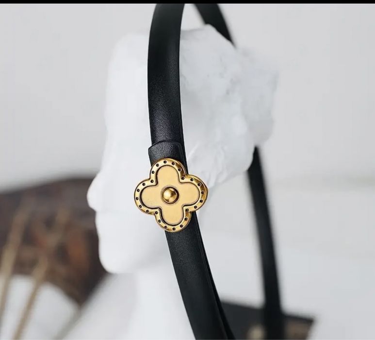 Brazowy Pasek skóra naturalna