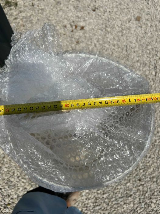 Lampa podłogowa Złota z białym abażurem 2 szt.