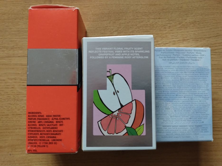 Zestaw wód: Mexx, bruno banani, Perceive