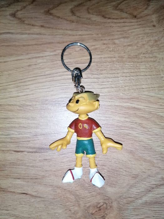 Porte-clés UEFA Euro 2004 – Mascotte Cinas, Portugal, Collector Foot