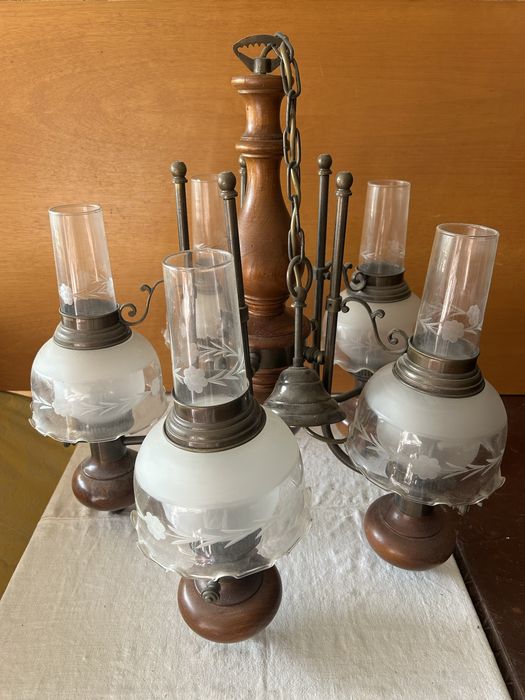 Candeeiro de Teto tipo Lamparinas Antigas